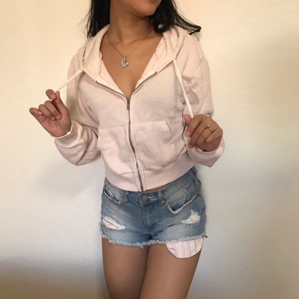 brandy Melville crystal hoodie